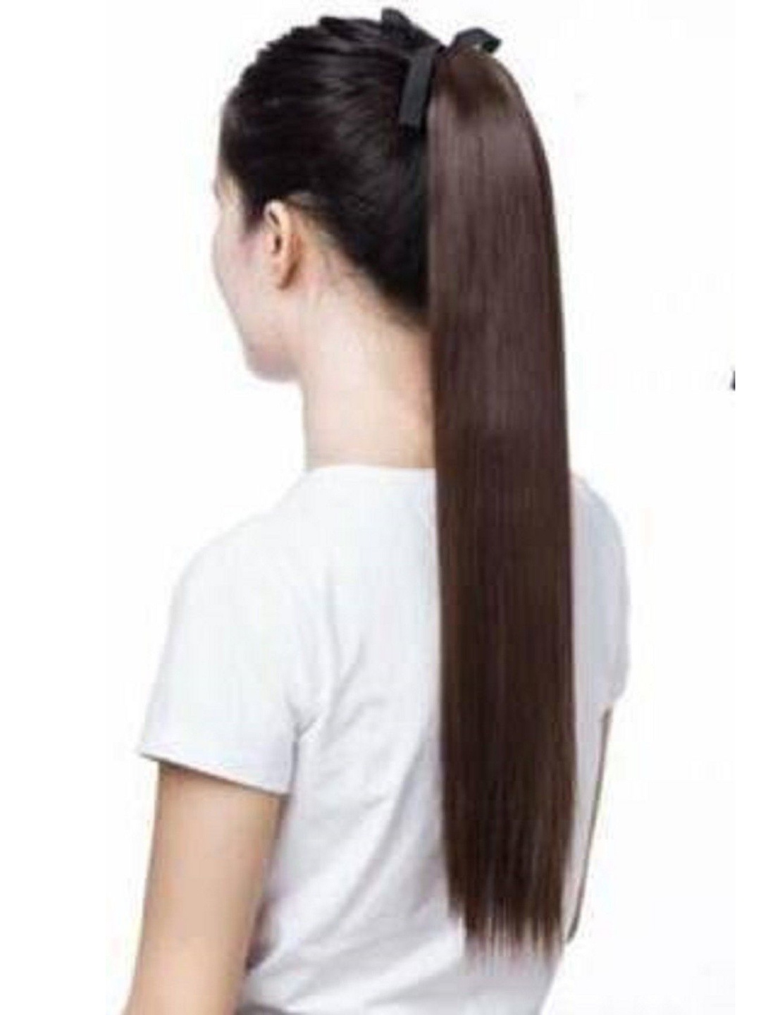

SHENY Tape In Ponytail Straight Hair Extension - Brown - 24 Inch