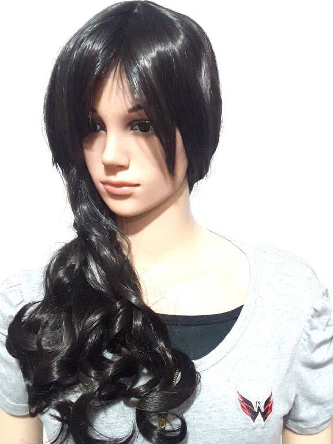 

HAVEREAM Toupee Curly Hair Extension - Black