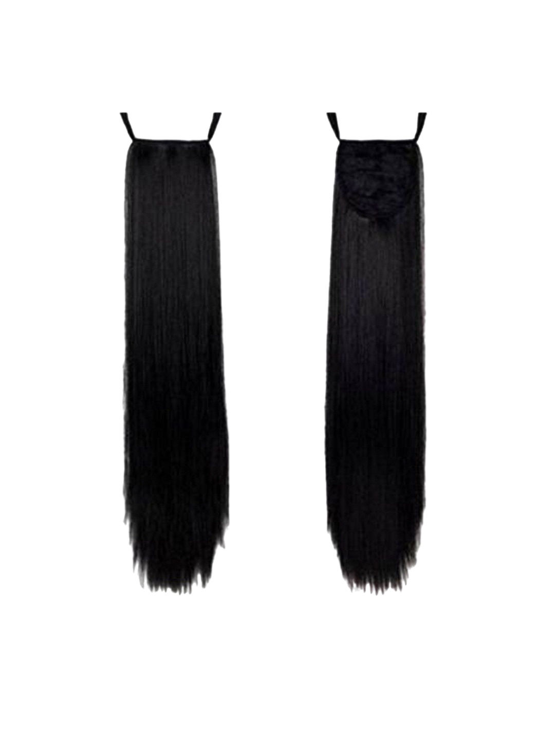 

HAVEREAM Tape-In Straight Ponytail Hair Extension - Black - 22 Inch