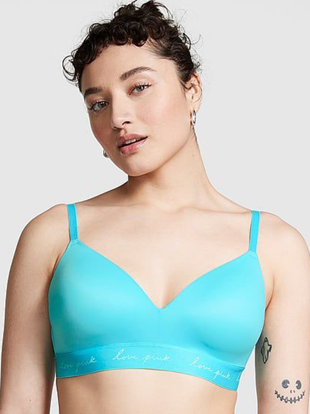 

Victoria's Secret Medium Coverage Lightly Padded Everyday Bra, Blue