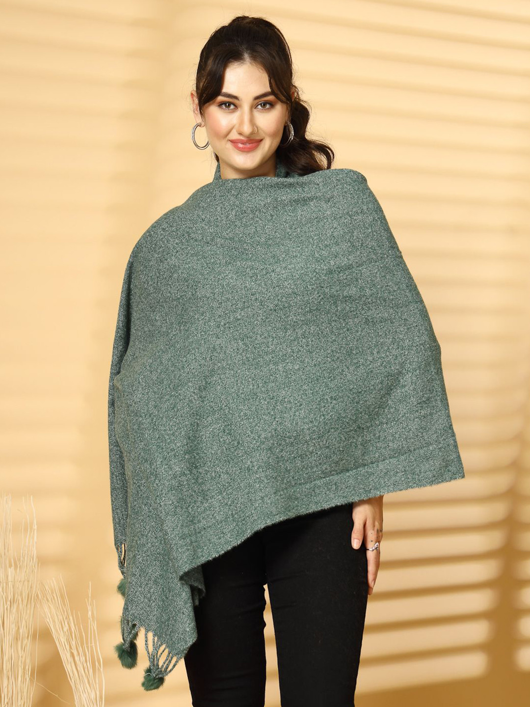 

Mafadeny Women Stole, Green