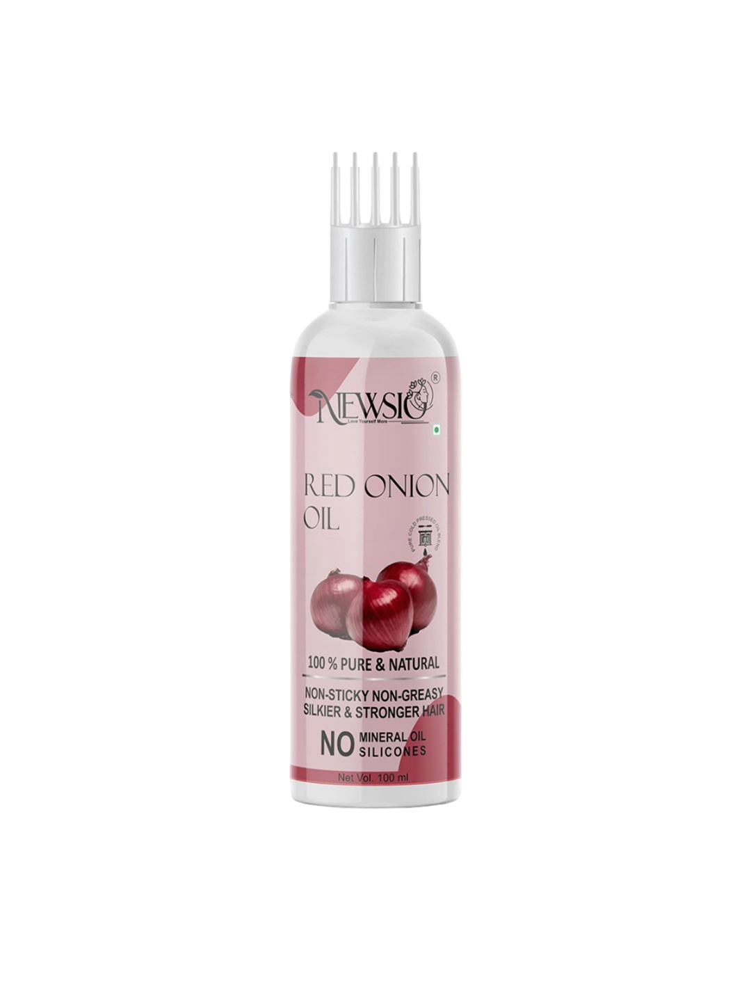 

Newsio 100% Pure & Natural Red Onion Oil - 100 ml