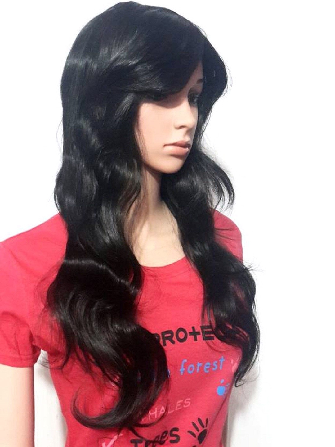 

HAVEREAM Clip In Toupee Wavy Hair Extension - Brown - 8.6 Inch