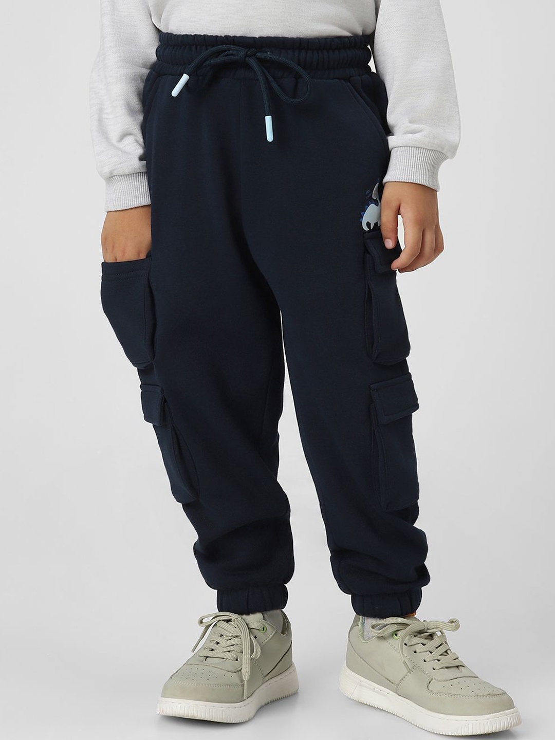 

Nauti Nati Boys Wrinkle Free Utility Joggers, Navy blue