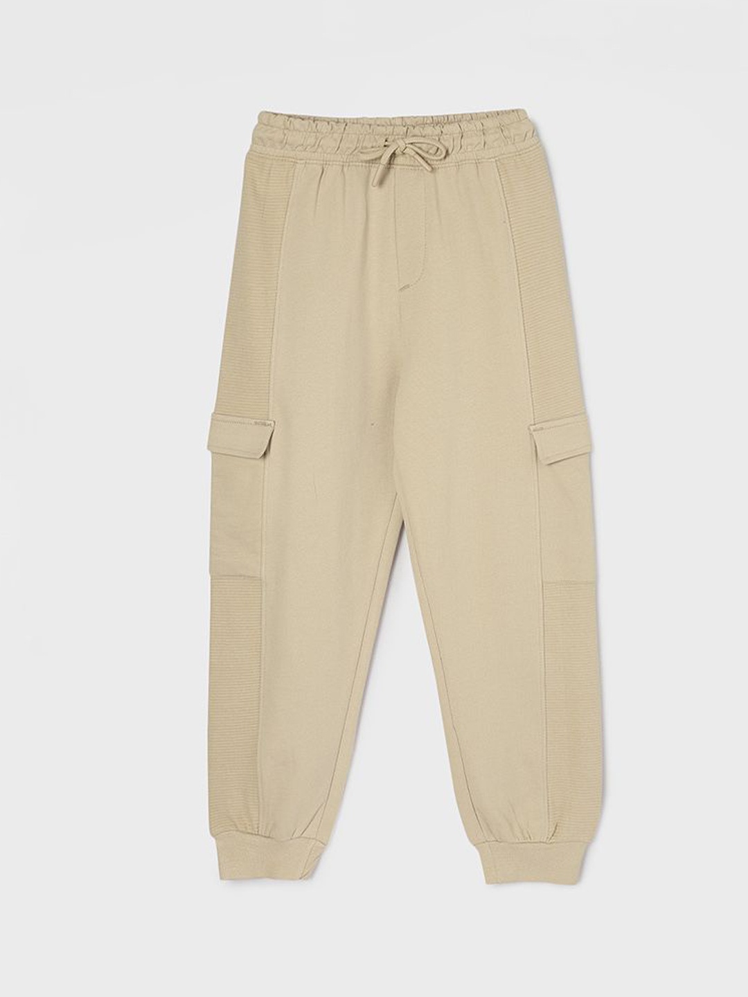 

Fame Forever by Lifestyle Boys Mid-Rise Joggers, Beige