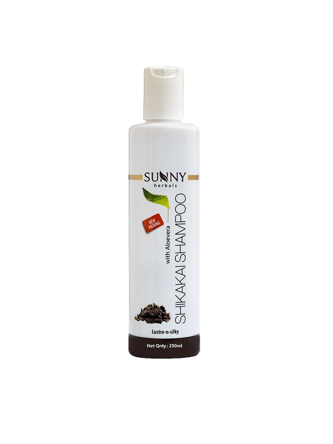 

SUNNY HERBALS Shikakai Shampoo With Aloevera For Silky Hairs - 250ml, White