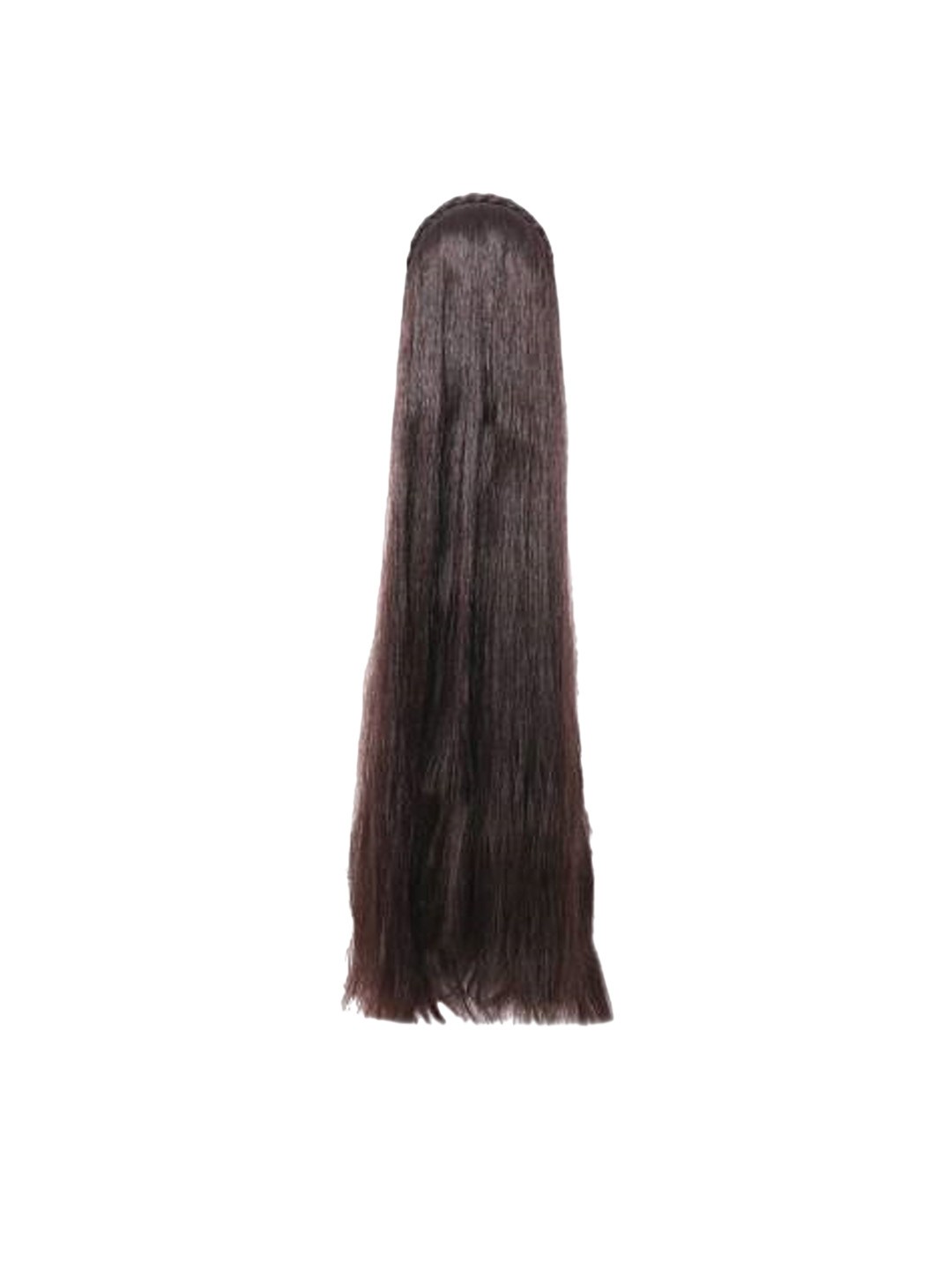 

ABRISH Clip In Straight Ponytail Hair Extension - Brown - 24 Inch
