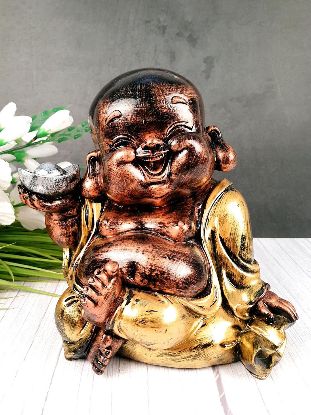 

apka mart Copper-Toned Fengshui Figurine Showpiece
