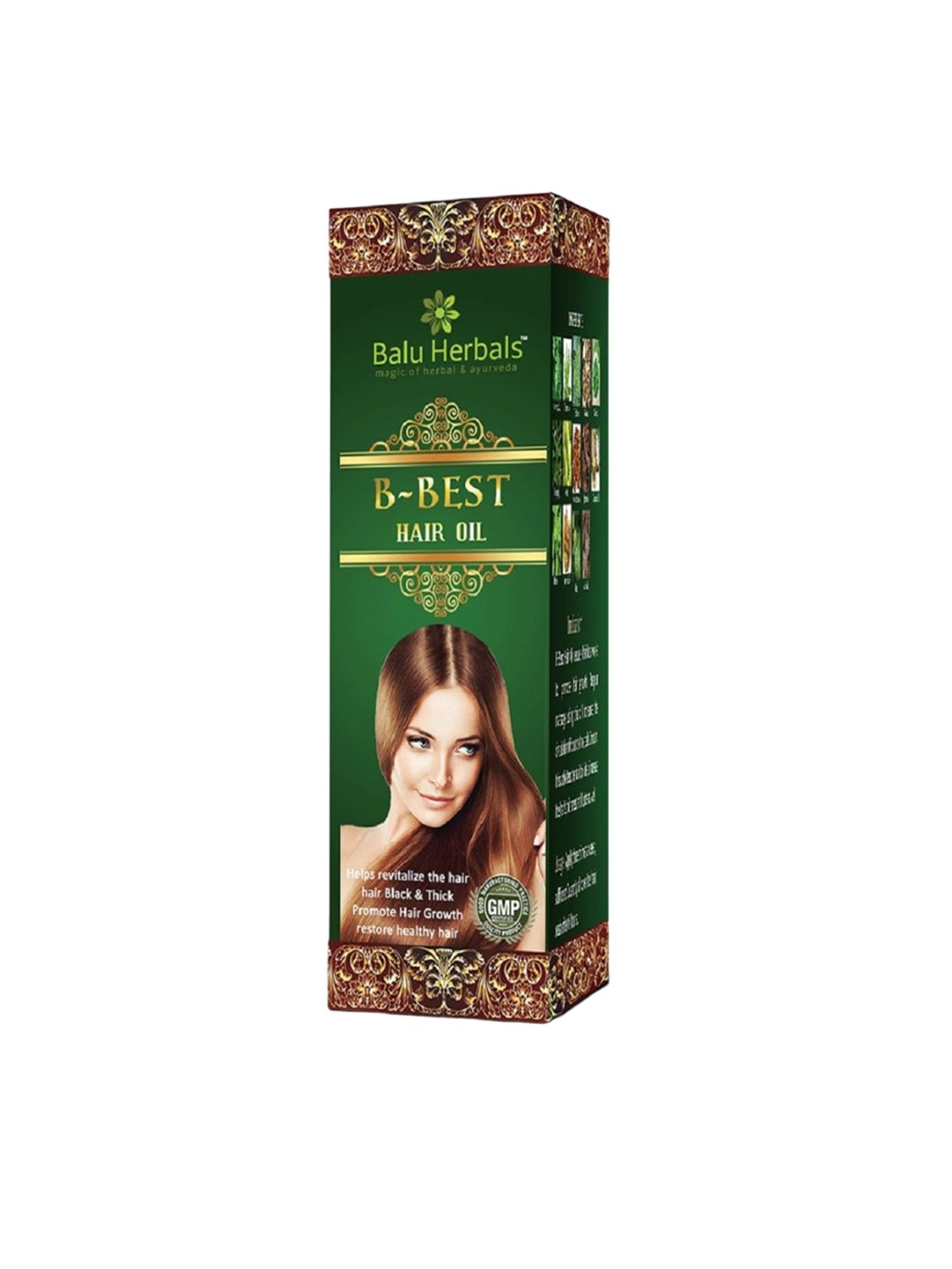 

BALU HERBALS B-Best Hair Oil - 500 ml, Green