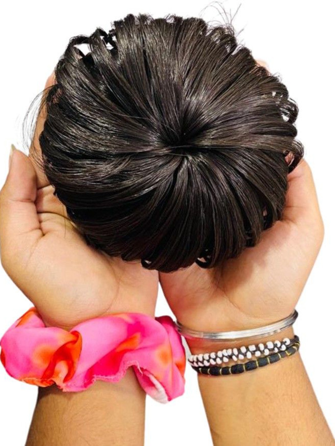 

ABRISH Wavy Messy Bun-Natural Brown