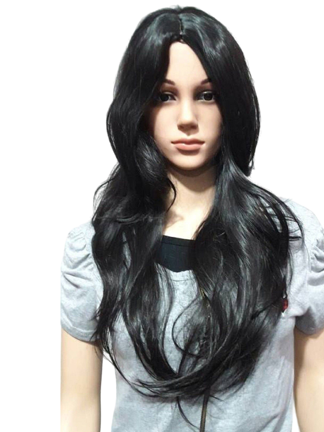 

HAVEREAM Clip In Wavy Hair Extension- Black