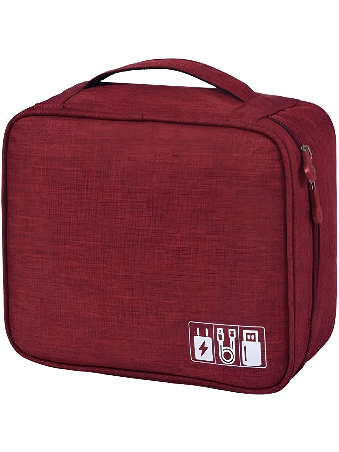 

KriShyam Red Waterproof Electronic Storage Travel Organizer