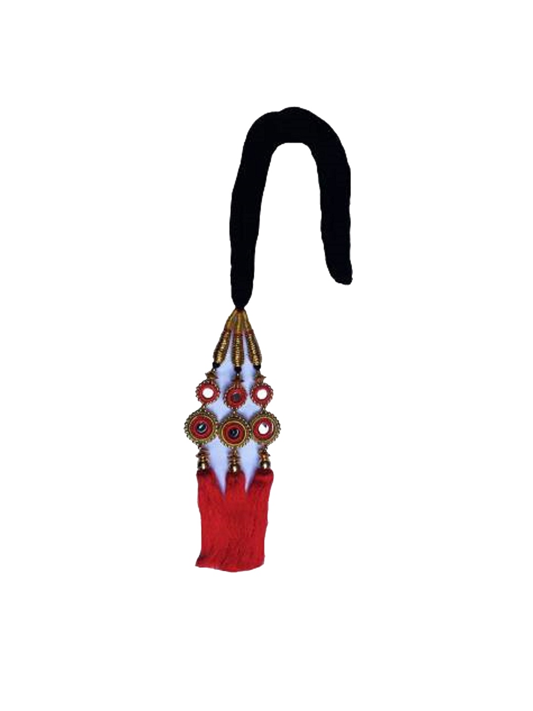 

ABRISH Embellished Hair Accessories, Red