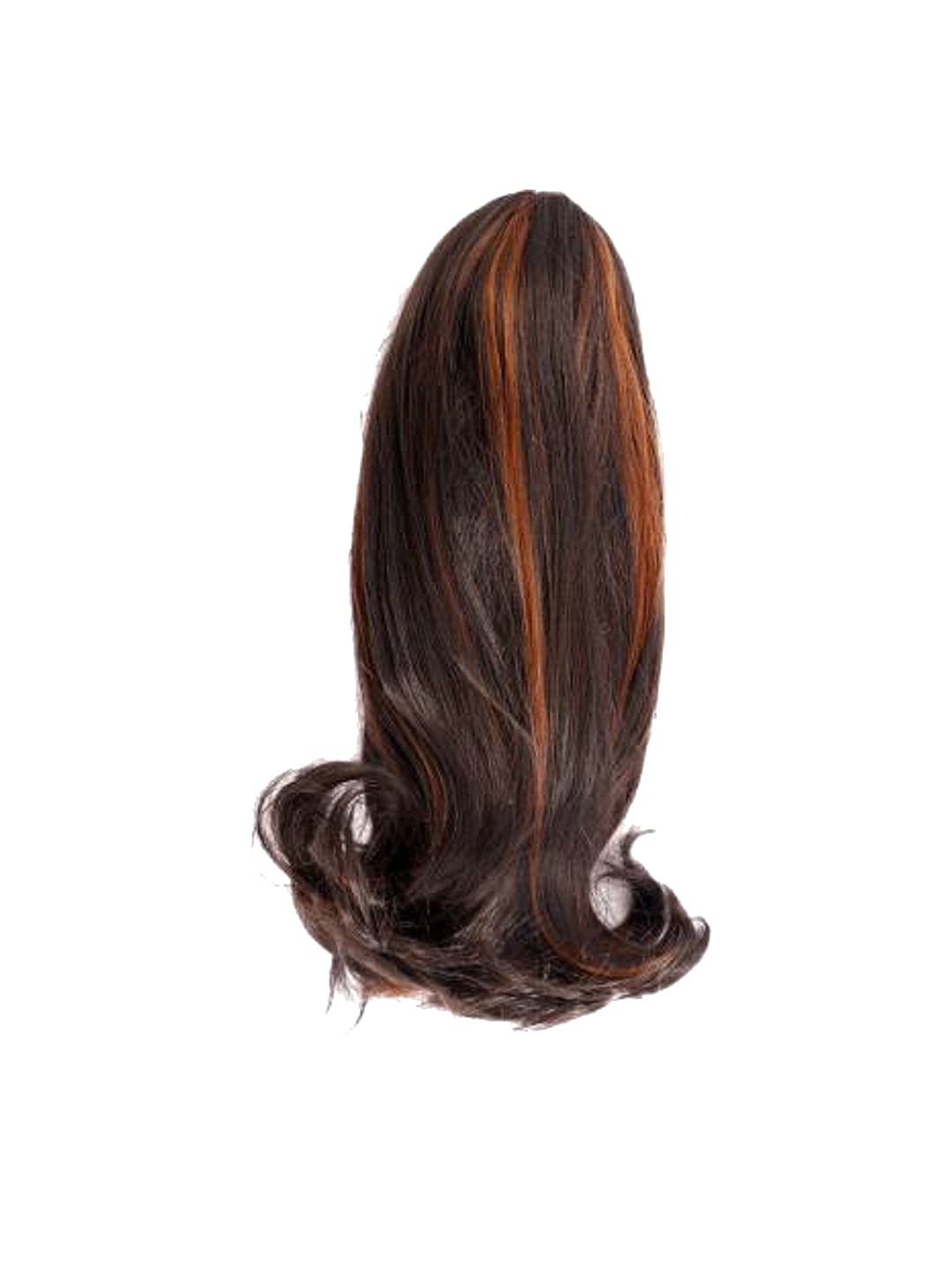 

HAVEREAM Clip-In Curly Ponytail Hair Extension - Golden Highlight - 24 Inch, Black