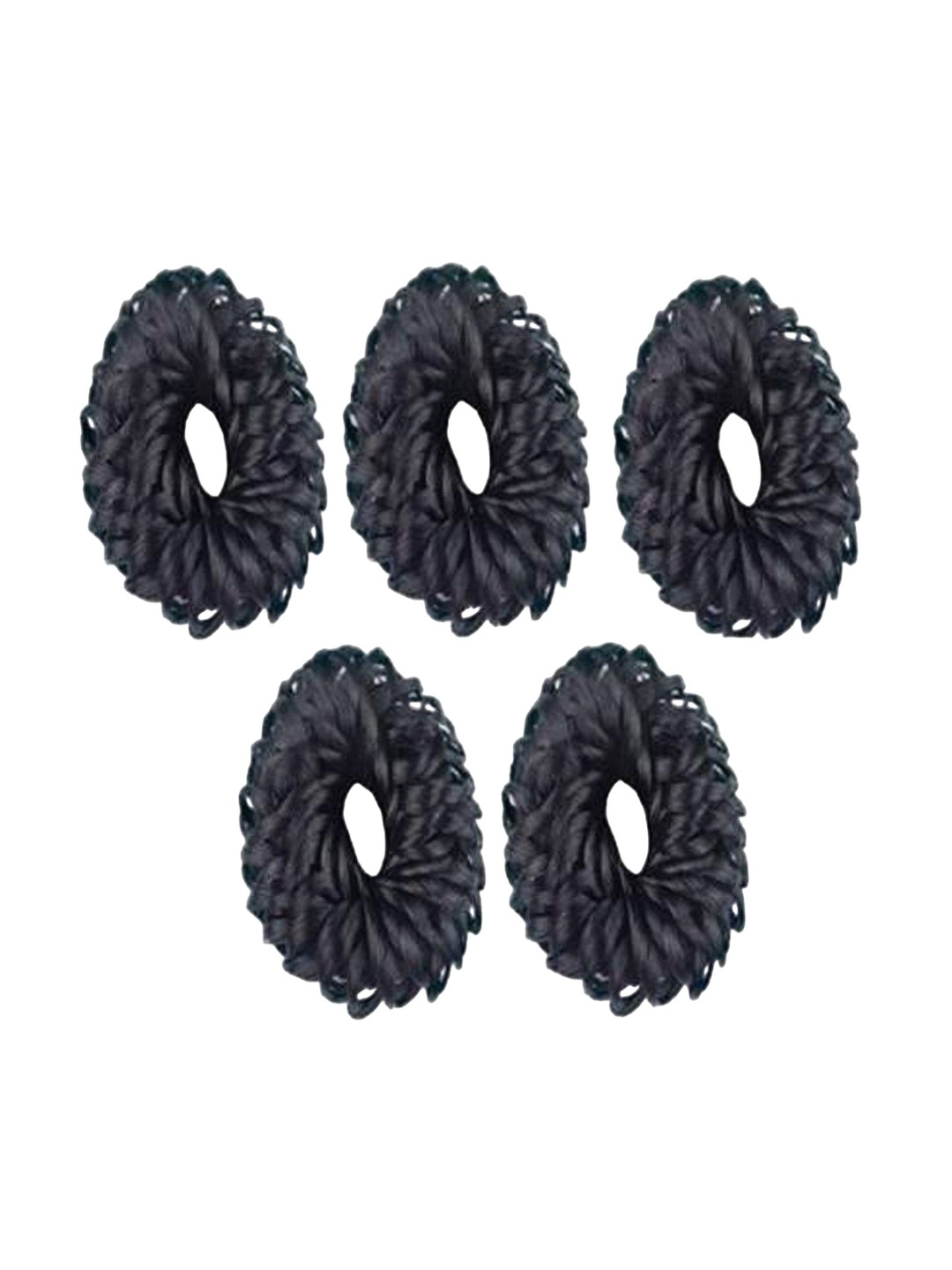 

HAVEREAM Set Of 5 Halo Messy Bun Hair Extension - Black - 20 Inch