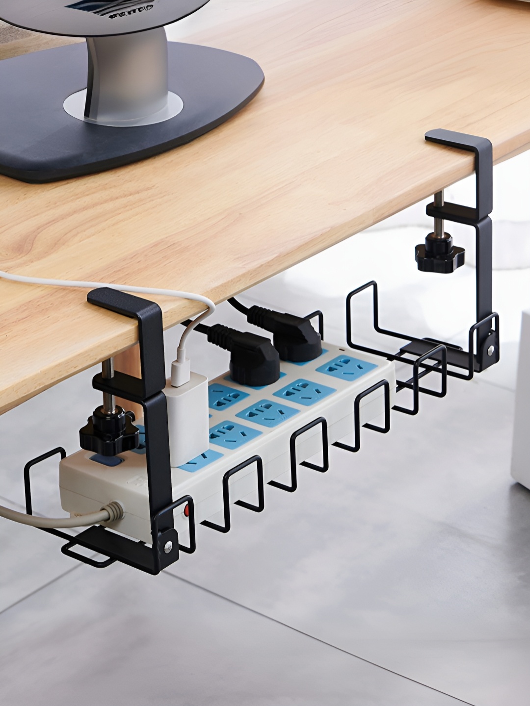 

UMAI Black Cable Metal Desk Organisers