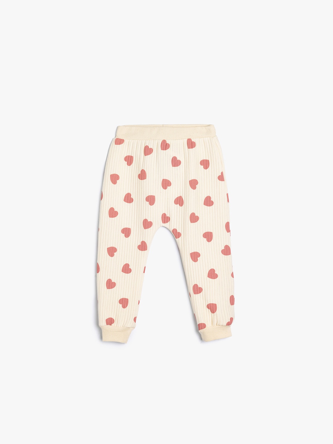 

Koton Girls Printed Regular Fit Joggers, Beige