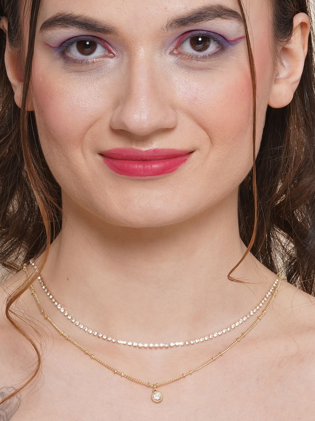 

KPOP Brass Gold-Plated Handcrafted Necklace