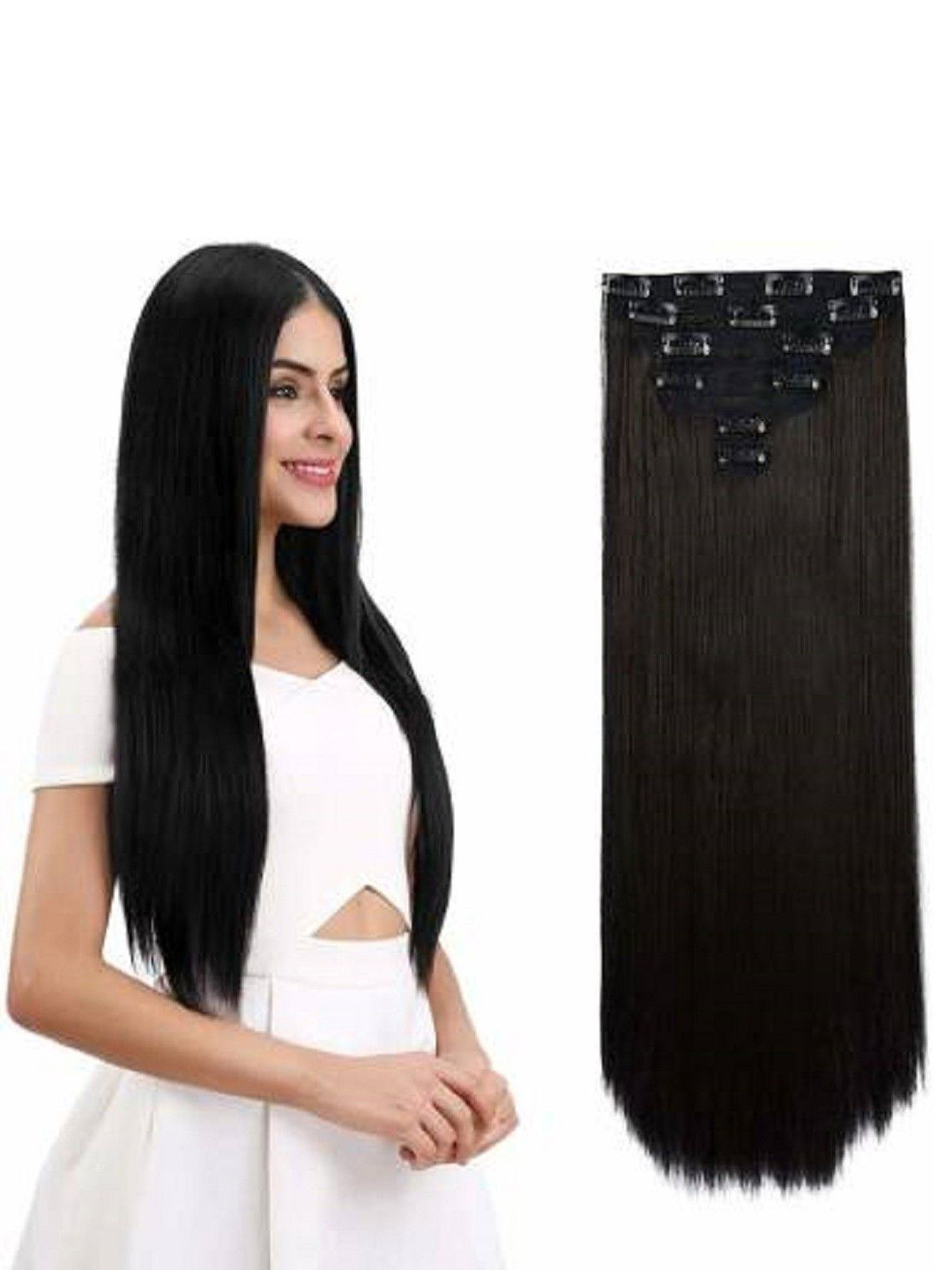 

HAVEREAM Straight Ponytail Hair Extension - Black