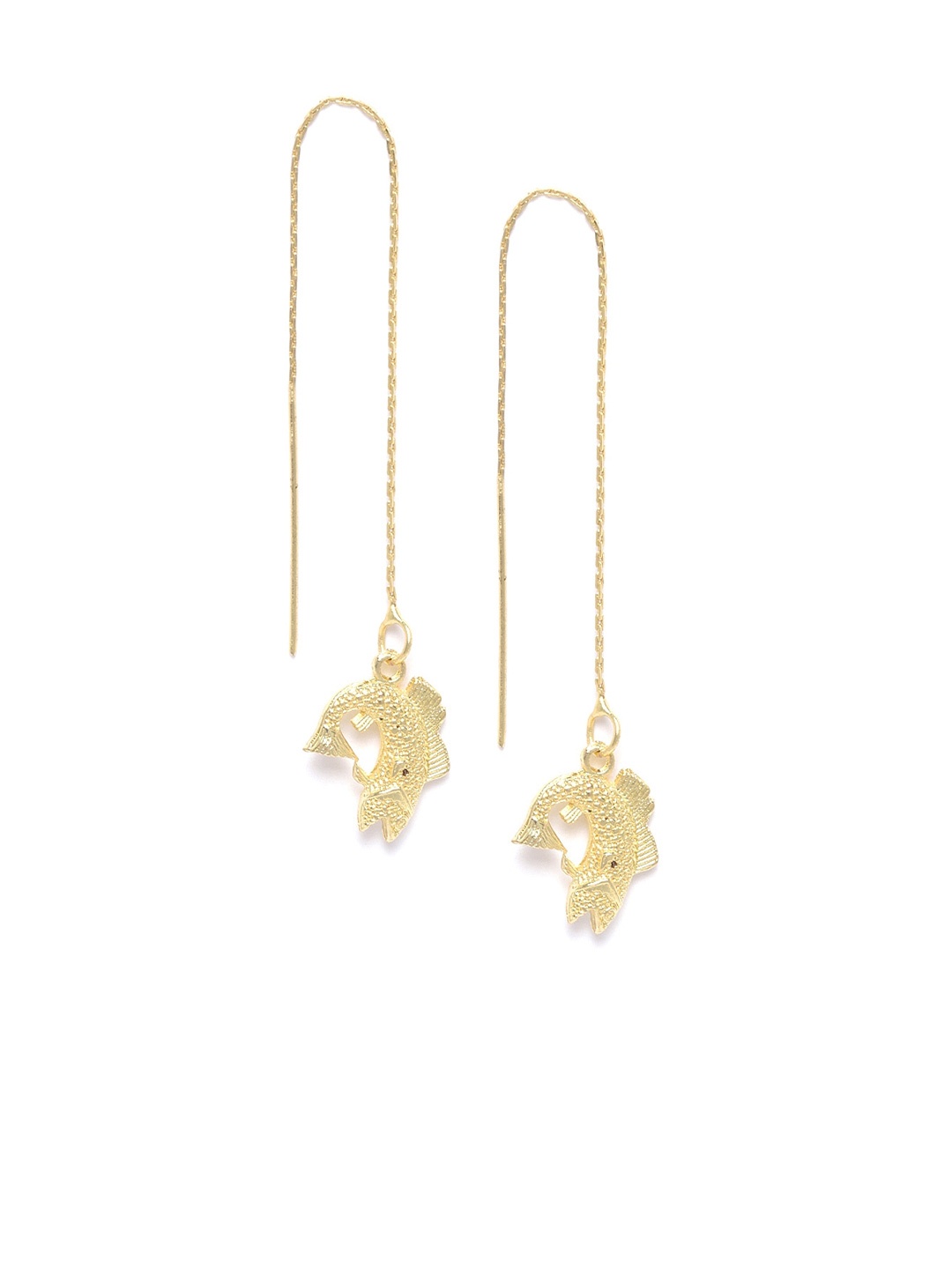 

KPOP Gold Plated Contemporary Drop Earrings