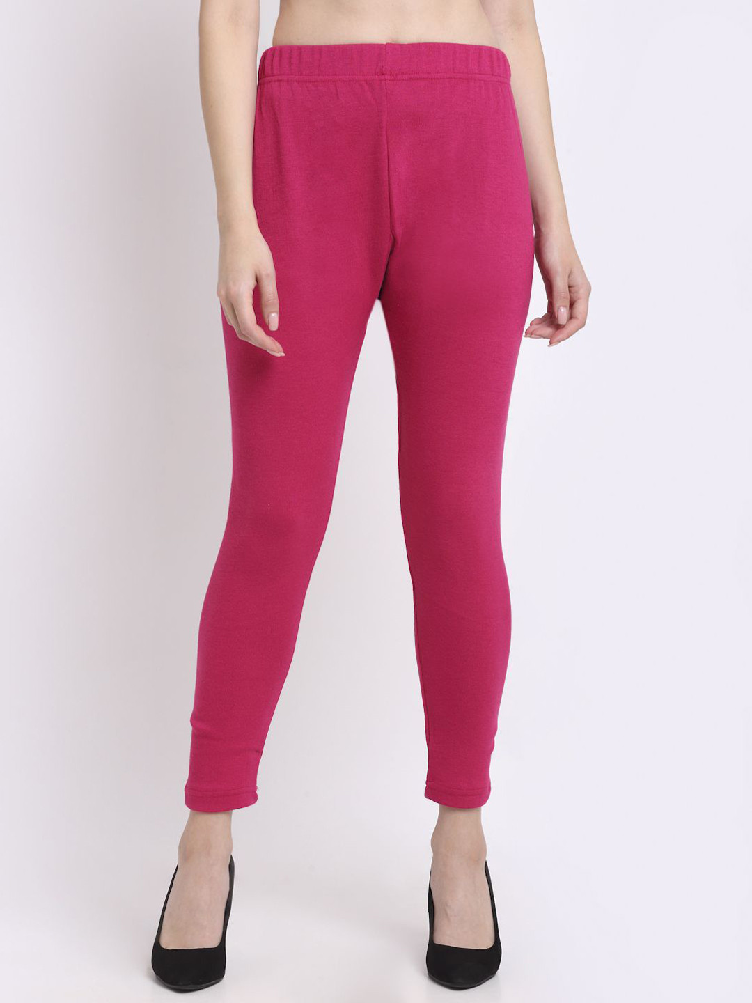 

TAG 7 Women Ankle-Length Leggings, Pink