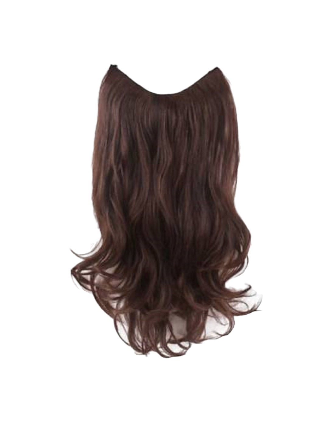 

SHENY Wavy Clip In Locks Wavy Hair Extension - Brown - 24 Inch