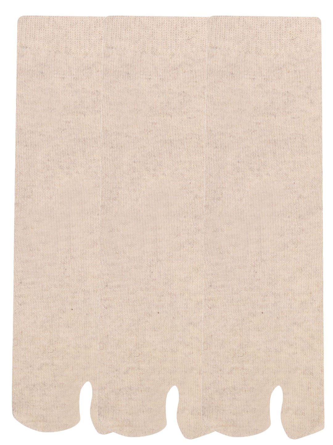 

N2S NEXT2SKIN Women Pack Of 3 Calf Length Socks, Cream