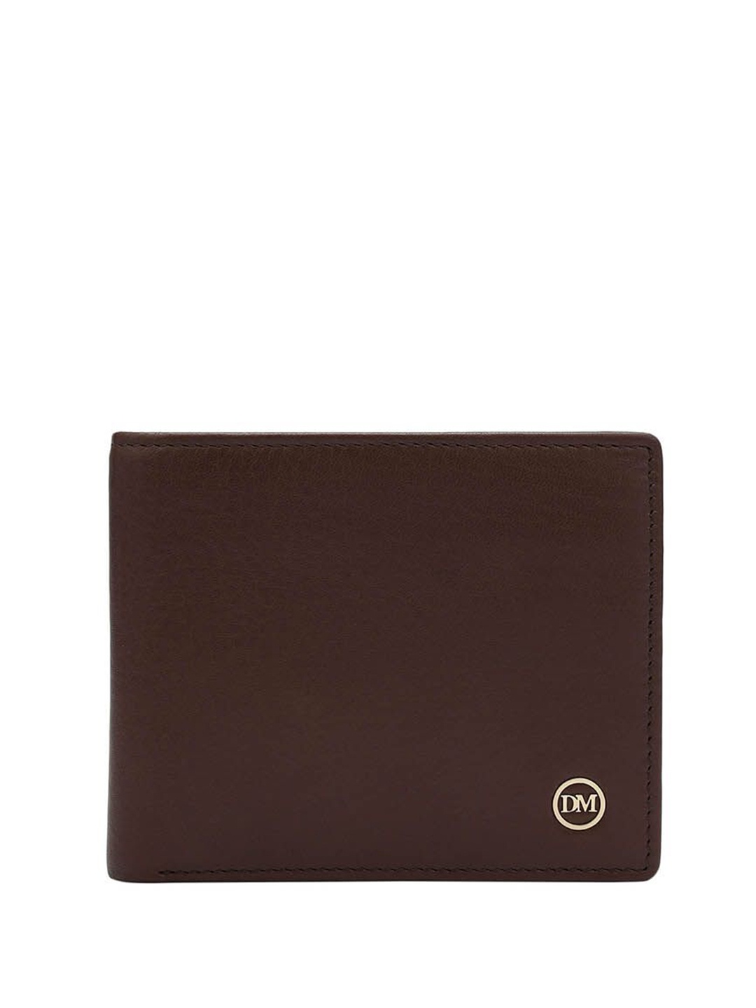 

Da Milano Men Leather Two Fold Wallet, Brown