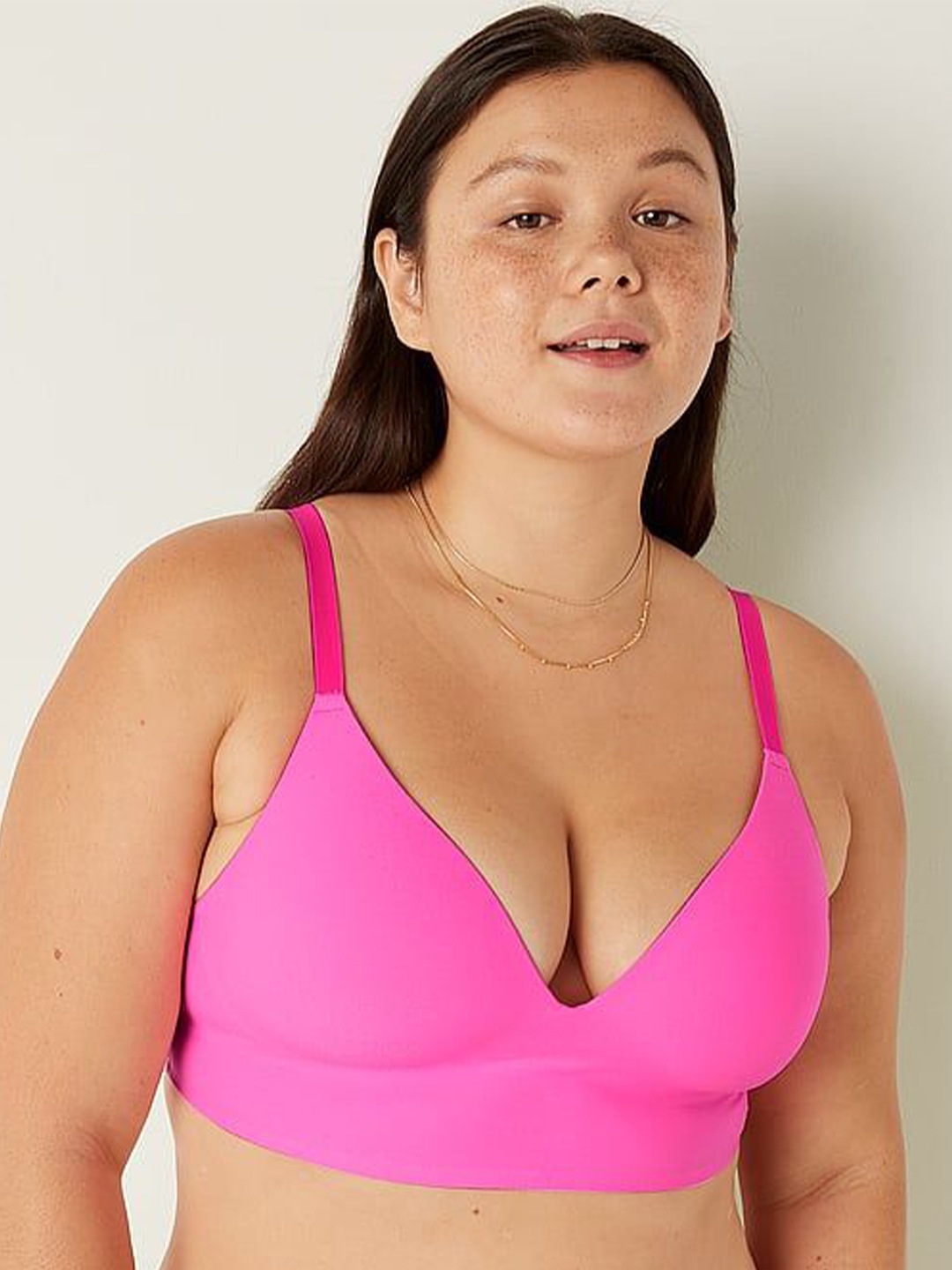 

Victoria's Secret Women Medium Coverage Heavily Padded Bralette Bra, Pink