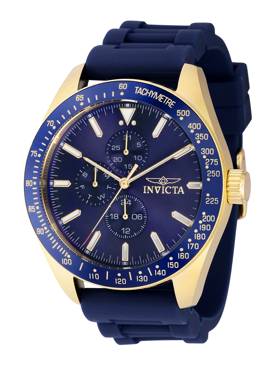 

Invicta Men Aviator Quartz Analogue Watch - 38403, Navy blue