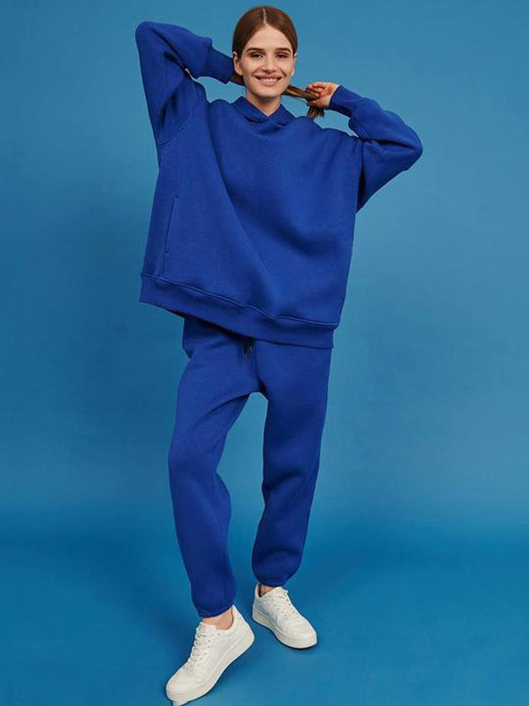 

LULU & SKY Sweatshirt & Joggers Co-Ords, Navy blue