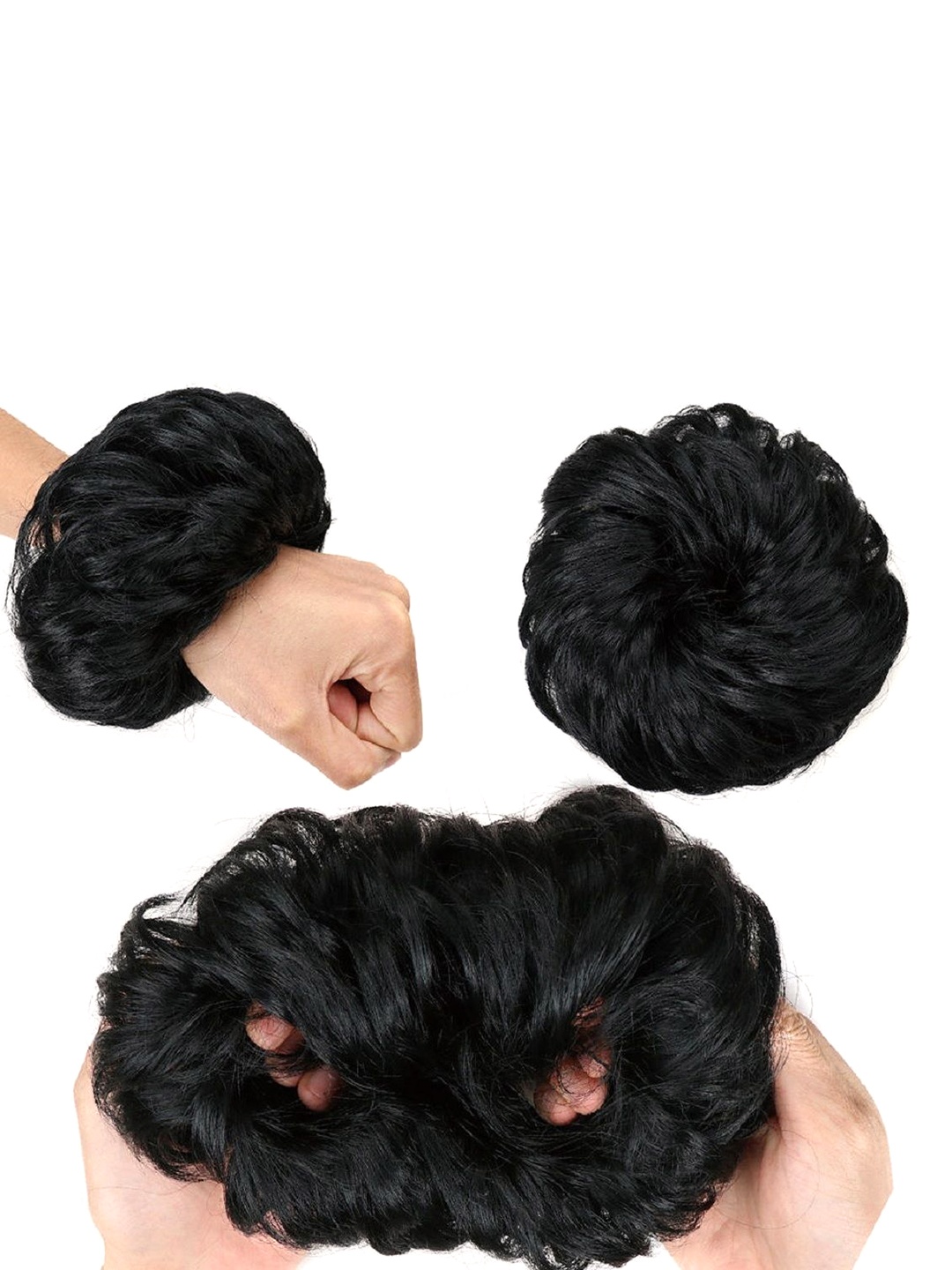 

HAVEREAM Clip-In Waterproof Curly Bun Hair Extension - Brown - 8 Inch
