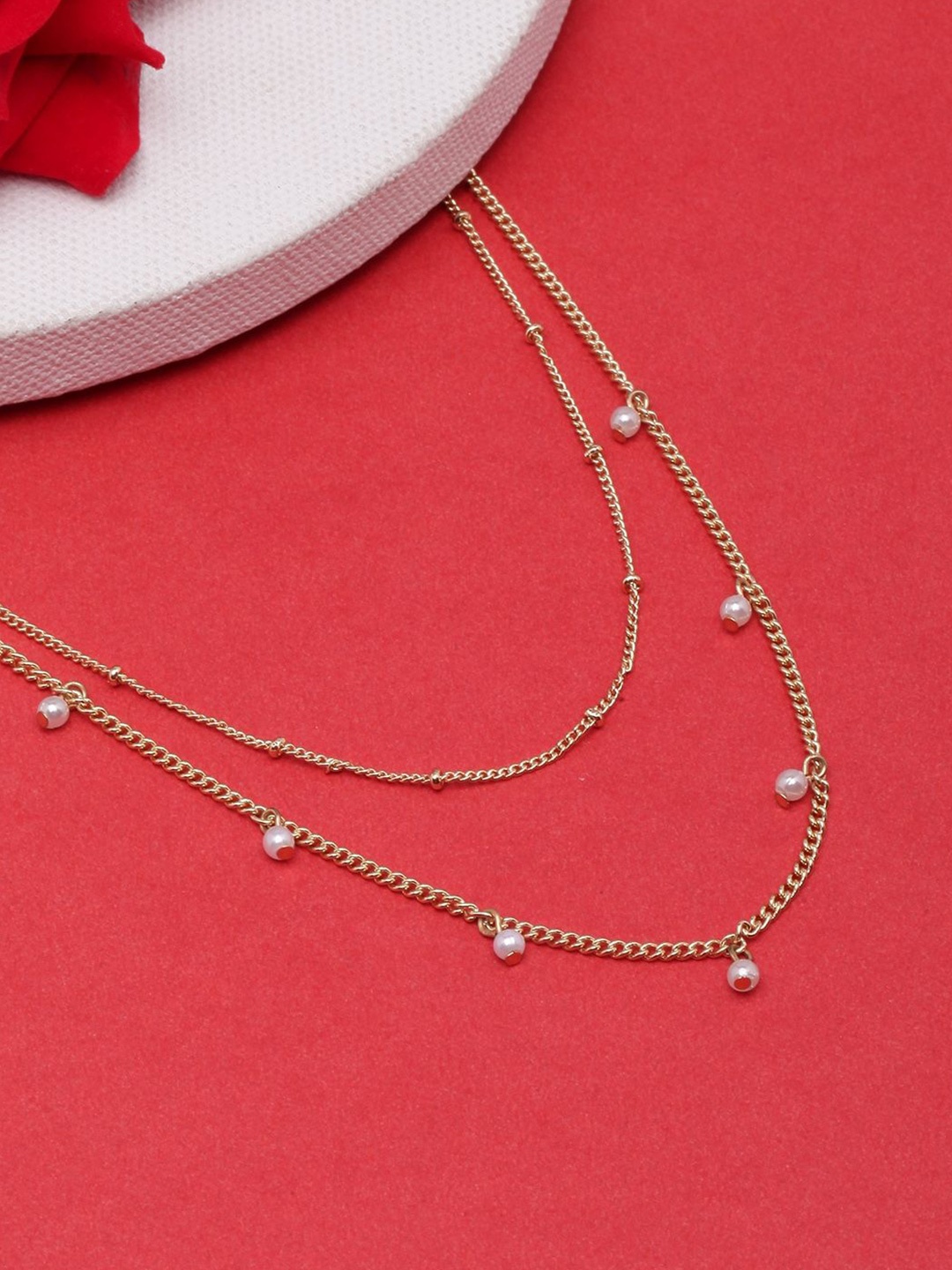 

KPOP Brass Gold-Plated Layered Necklace
