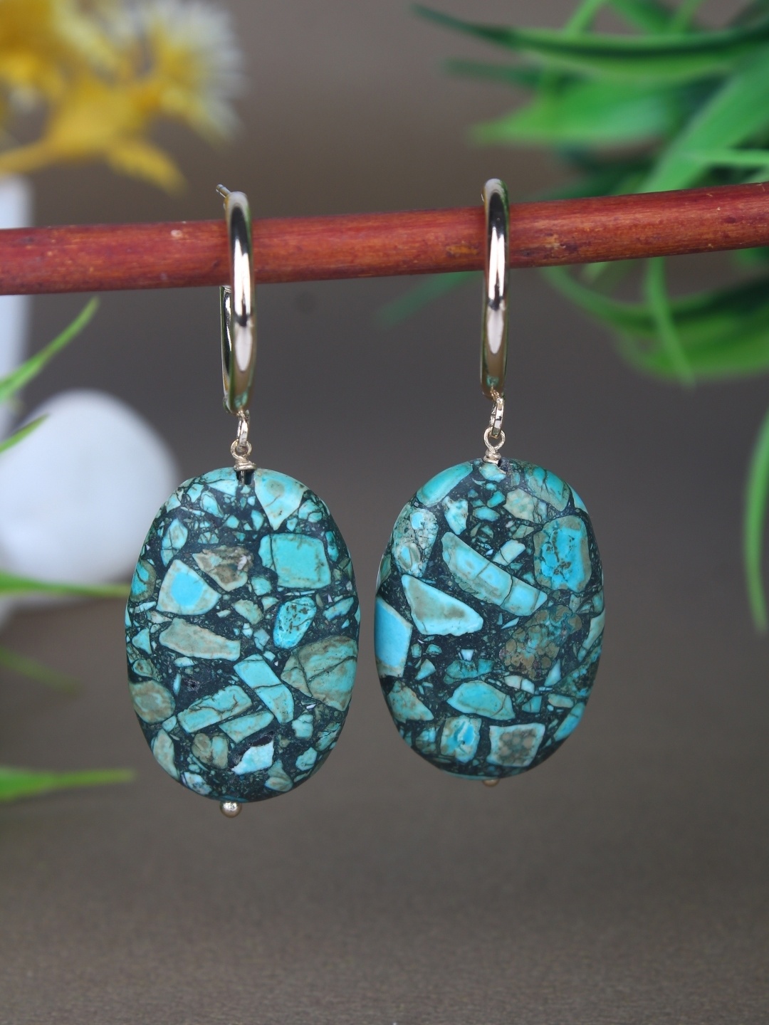 

KPOP Gold-Plated Contemporary Drop Earrings