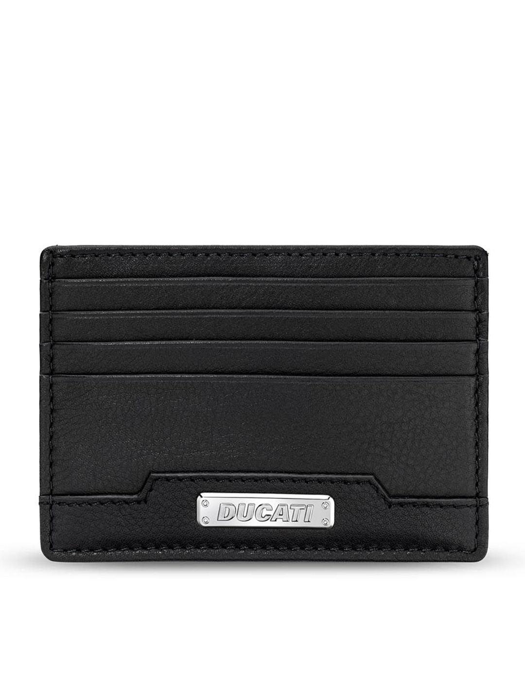 

DUCATI CORSE Men Leather Card Holder, Black