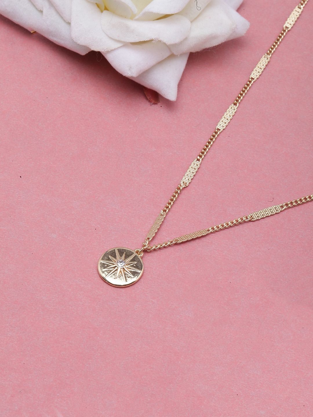 

KPOP Brass Gold-Plated Necklace