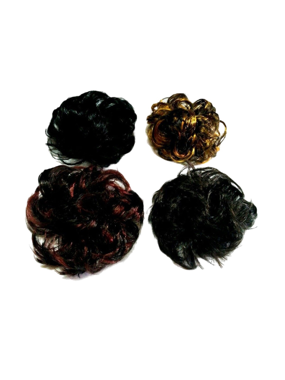 

HAVEREAM Clip-In Waterproof Wavy Bun Hair Extension - Black - 10 Inch