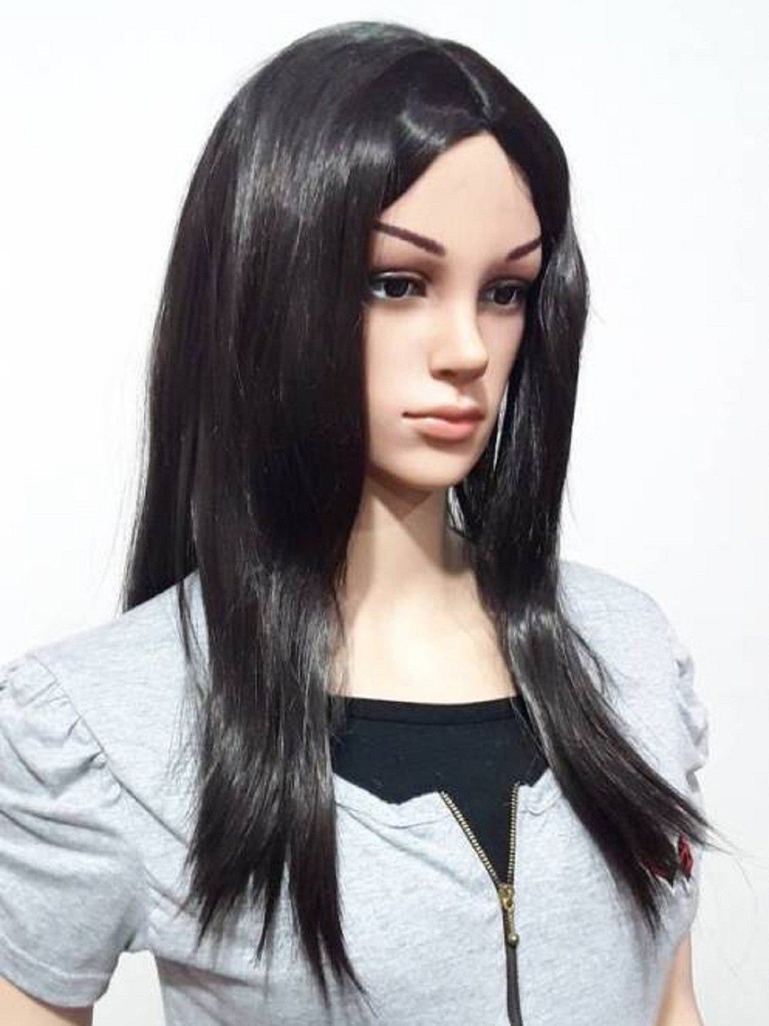 

ABRISH Halo Straight Toupee Hair Extension - 7 Inch - Black, Brown