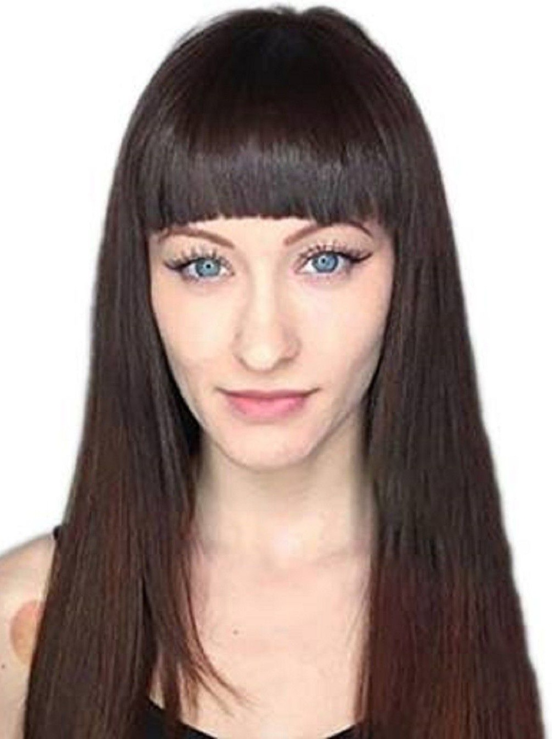 

HAVEREAM Clip-In Straight Scalp Topper - Brown - 8 Inch
