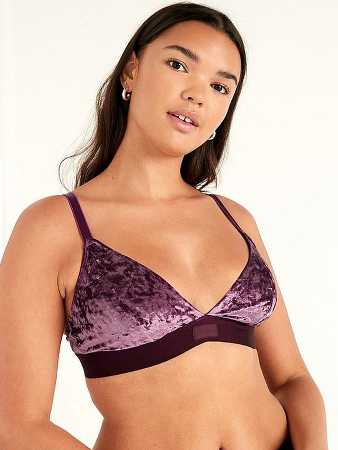 

Victoria's Secret Medium Coverage Lightly Padded Bralette Bra, Pink