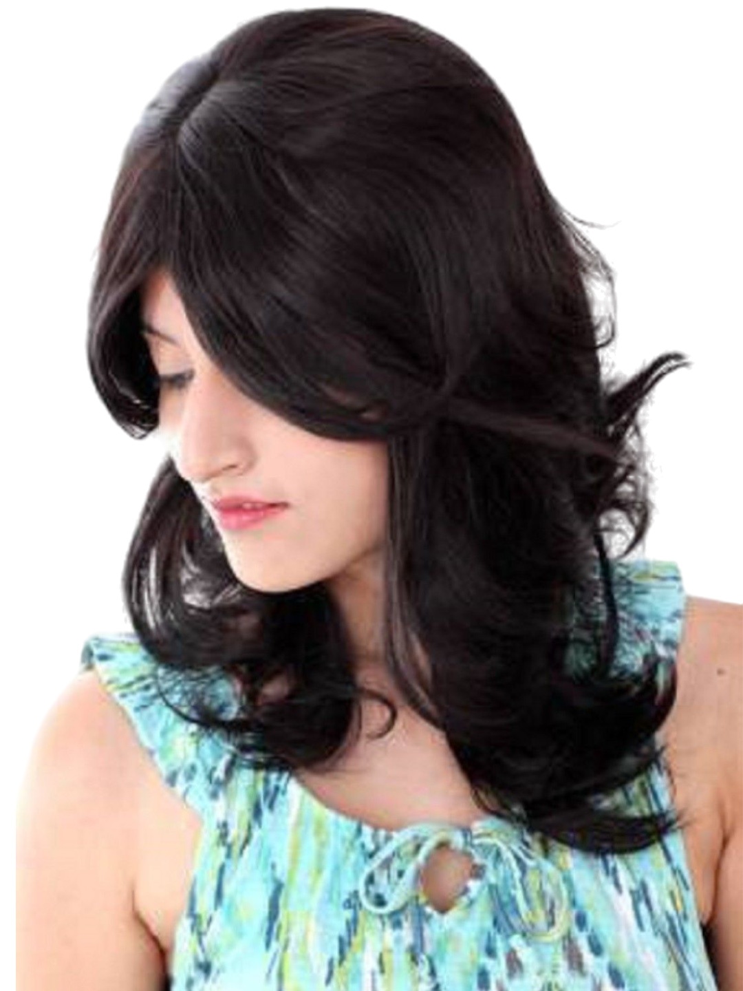 

SHENY Clip In Wavy Toupee Hair Extension - Black - 60 Cm