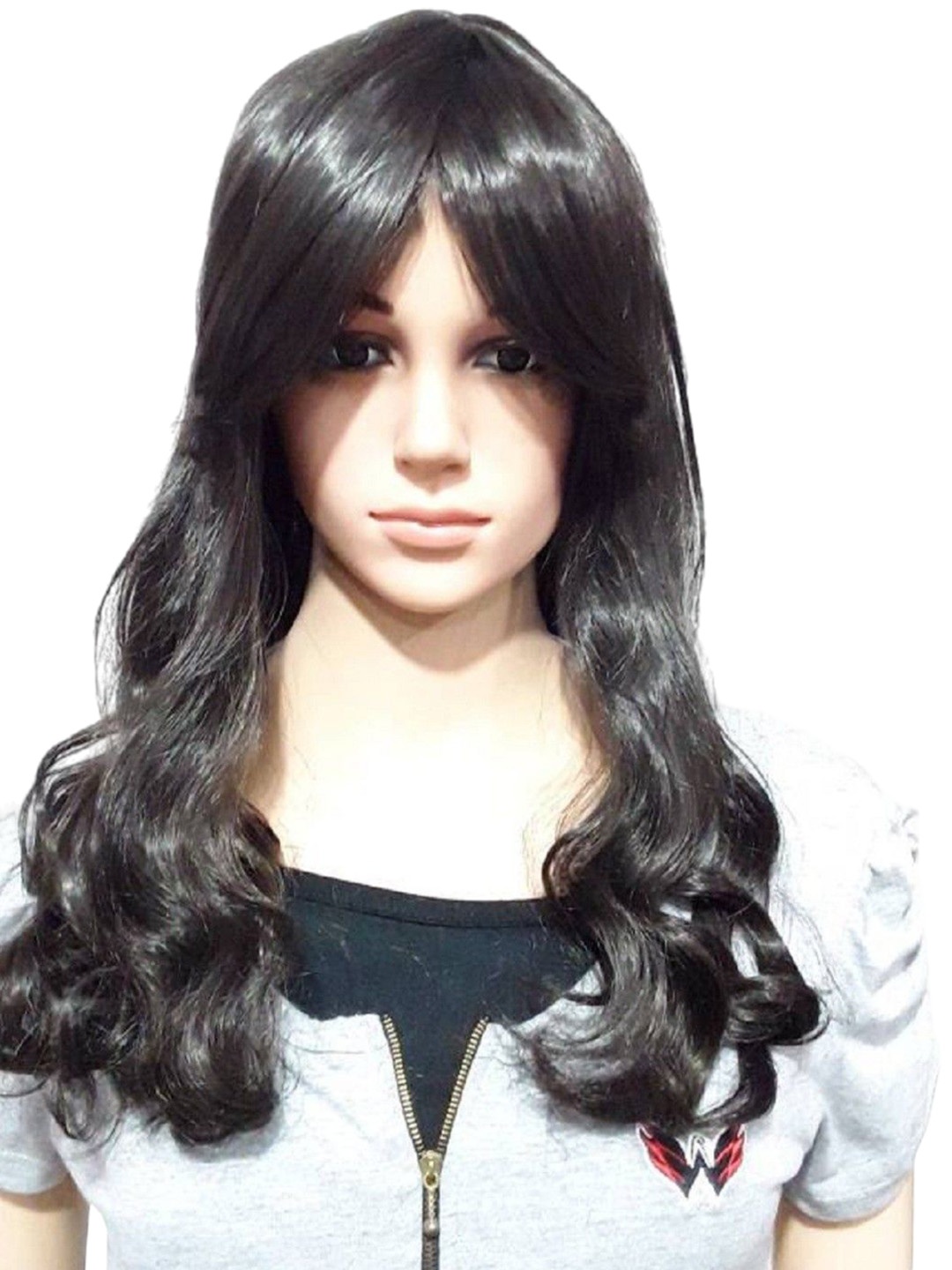 

HAVEREAM Halo Scalp Topper Wavy Hair Extension - Black 0 18 Inch
