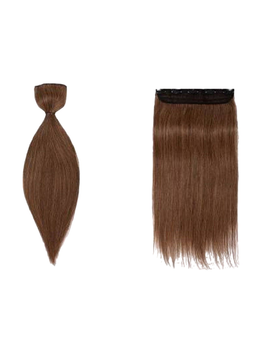 

HAVEREAM Clip-In Straight Locks Hair Extension - Brown - 24 Inch