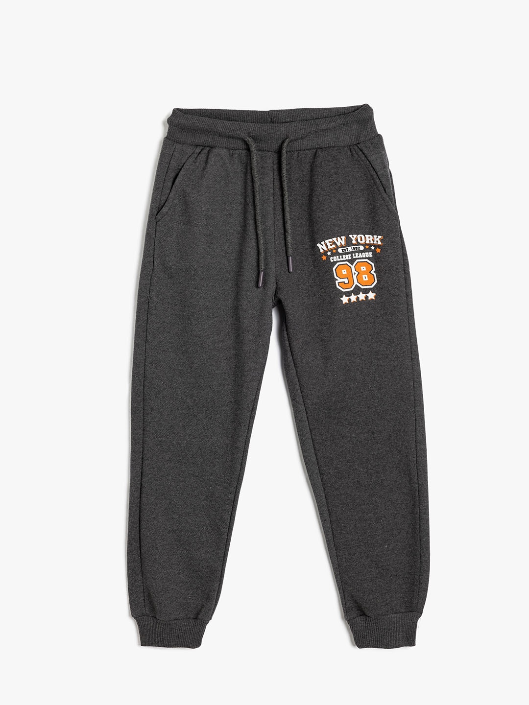 

Koton Boys Mid-Rise Joggers, Charcoal