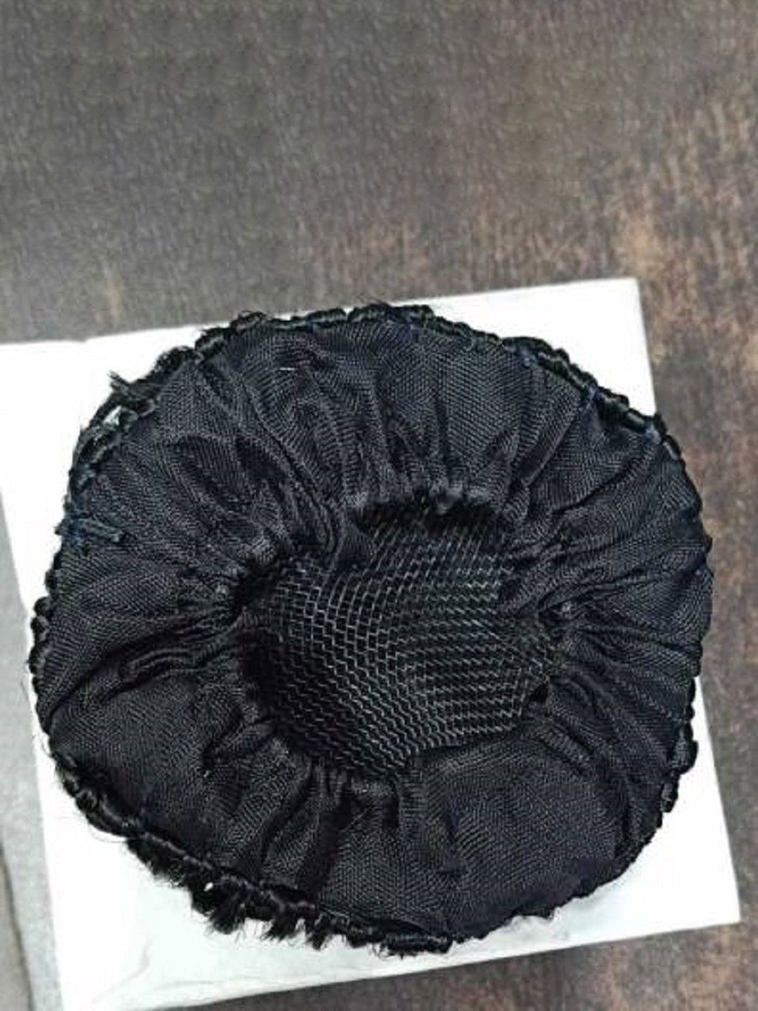 

ABRISH Straight Tape In Messy Bun-Brown