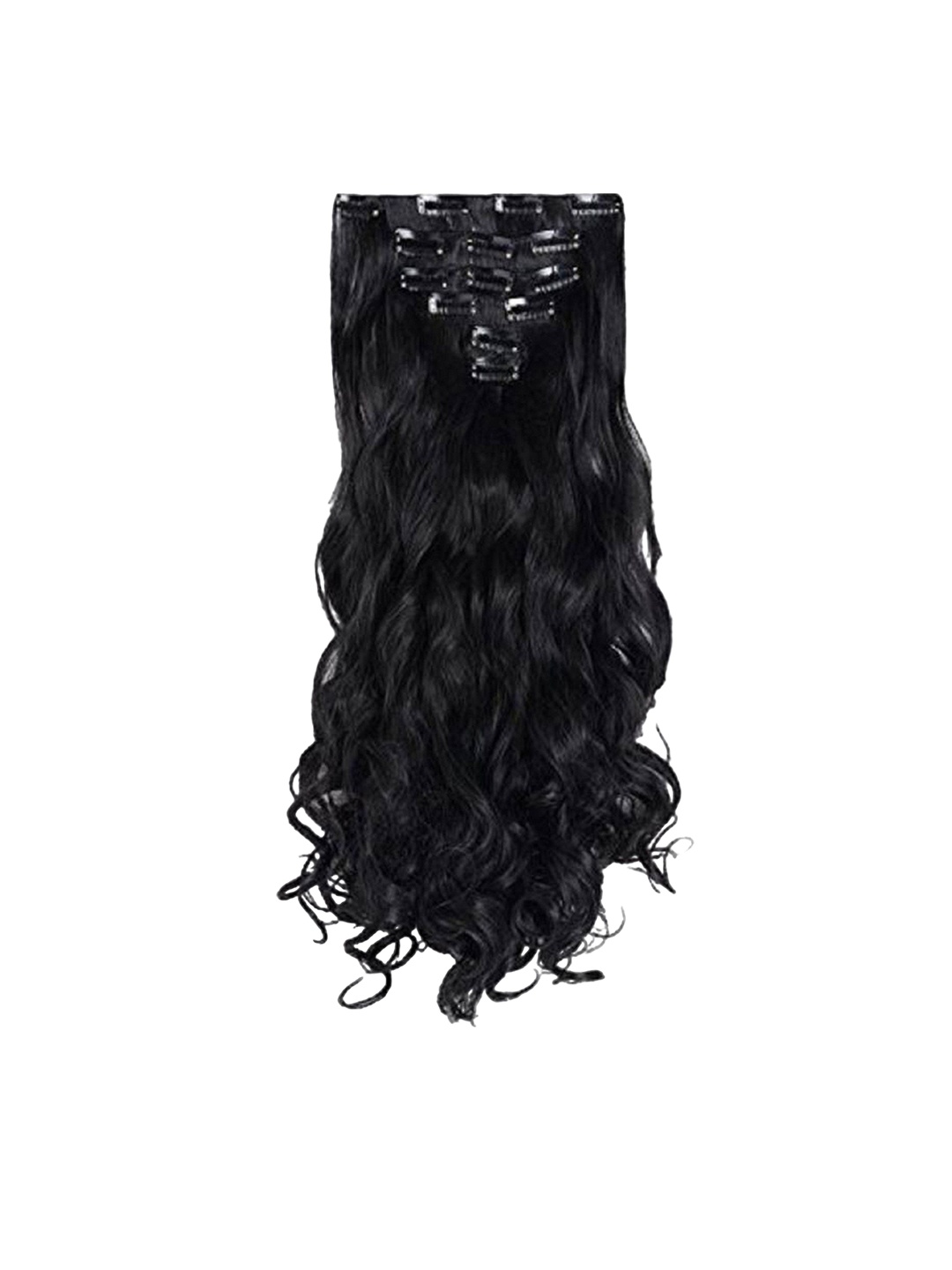 

HAVEREAM Clip-In Curly Scalp Topper Hair Extension - Black - 24 Inch