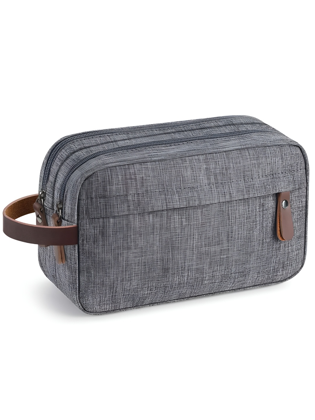 

KriShyam Grey Portable Toiletry Accessories Travel Organizer