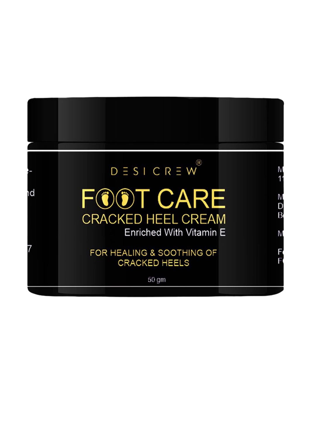 

Desi Crew Foot Care Cracked Heel Cream - 50 g, Peach