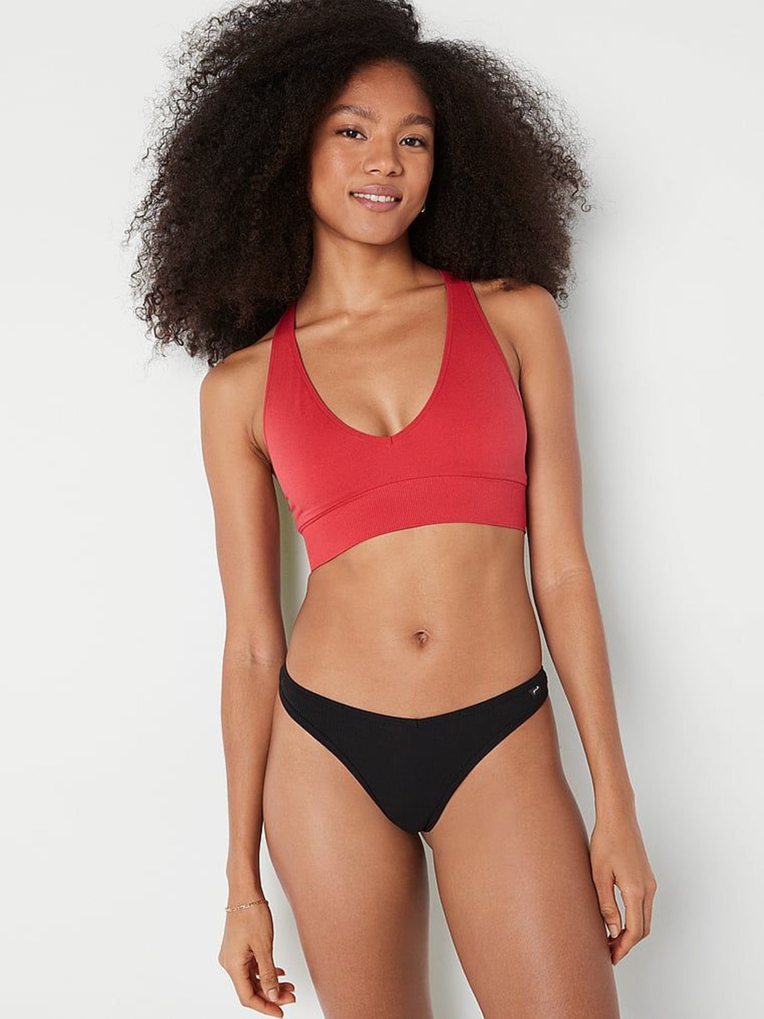 

Victoria's Secret Bralette Bra Medium Coverage, Pink