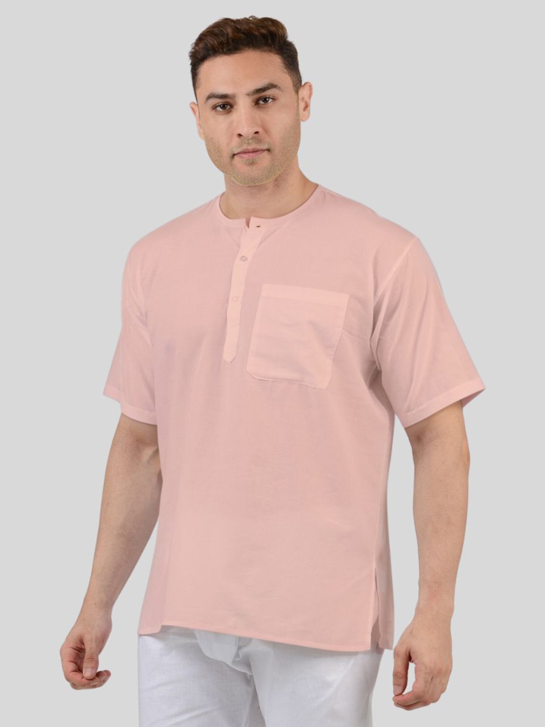 

Maharaja Men Kurta, Peach